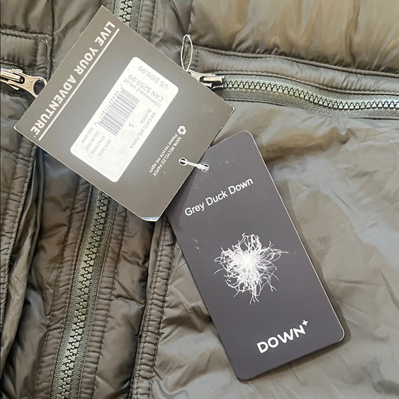 Eddie Bauer Eastlake Parka Down Jacket Dark Green Womens New with Tags - Picture 3 of 6